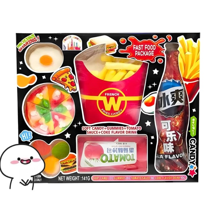 پاستیل فست فودی پک